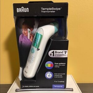Braun TempleSwipe Thermometer - White